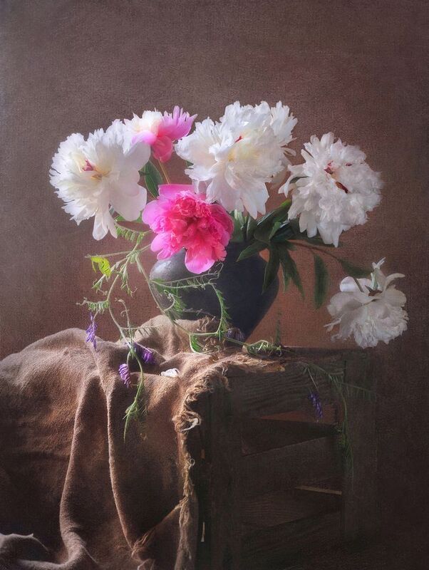 натюрморт, букет, лето, пионы, still life, sun light, flowers, summer mood, полевые цветы Лето начинается photo preview