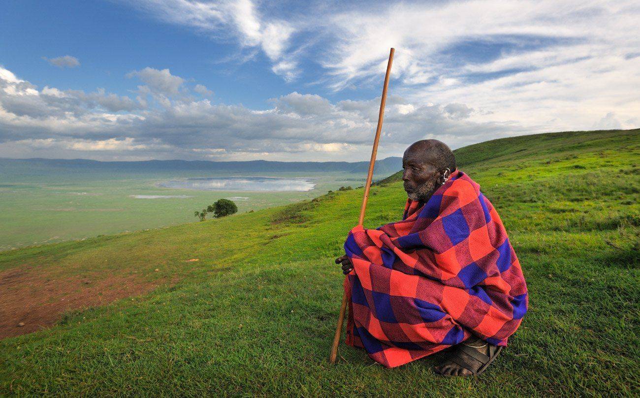 нгоронгоро, африка, племя, масаи, старец, старик, пророк, Николай Зиновьев