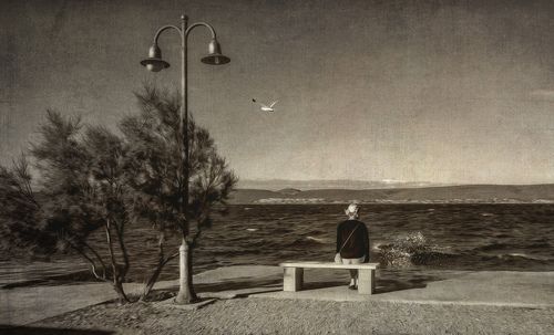 alone with the sea..