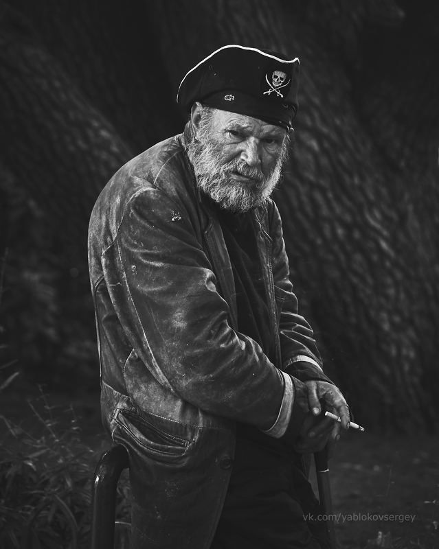 Пират, флибустьер, портрет, старик, старость, актер Старый флибустьерphoto preview