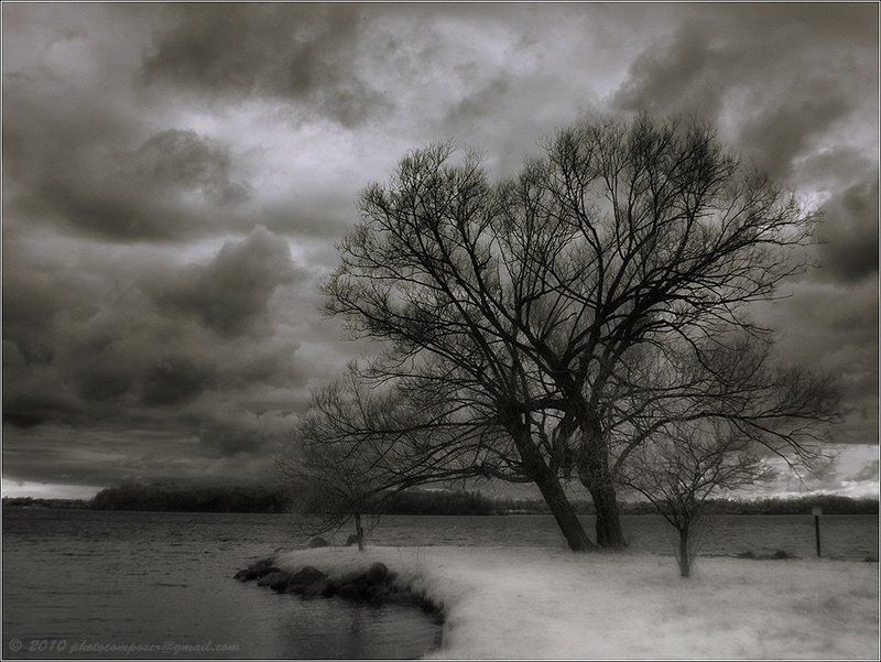 пейзаж, pilgrim, инфракрасный, infrared Night will be cold...photo preview