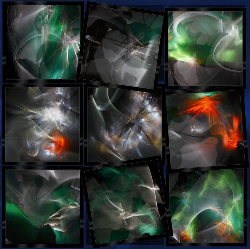 светографика, световые_сдвиги, предметы, бумага Зубная боль  (Светографика  - Световые сдвиги 2009)photo preview