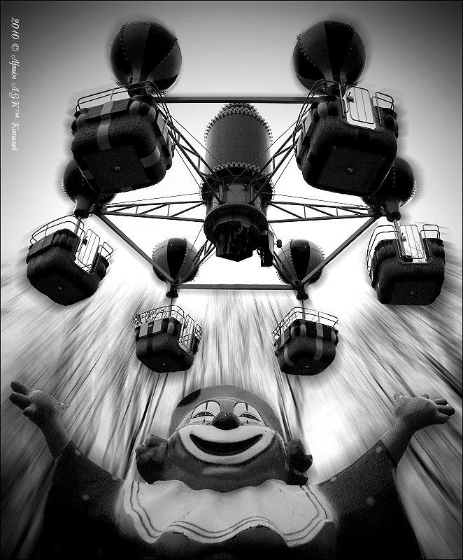 выборг, парк, цпкио, клоун, карусель Великий & Ужасный!!! ;)photo preview