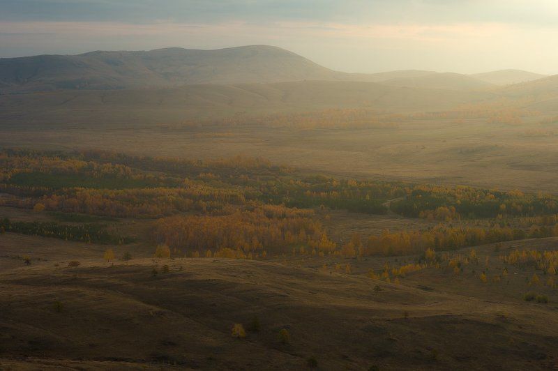 башкирия, урал, траташ, осень, рассвет, утро photo preview