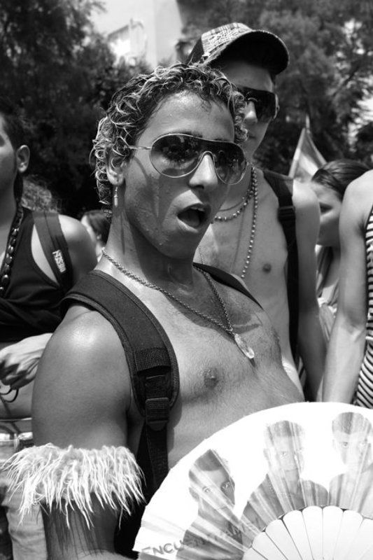 igalsc, genre, pride parade, ч/б Вот такой(ая) я...photo preview