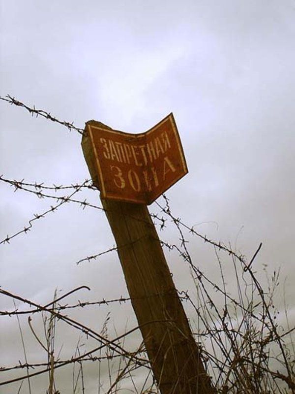 ограда, колючка Мрак прошлогоphoto preview