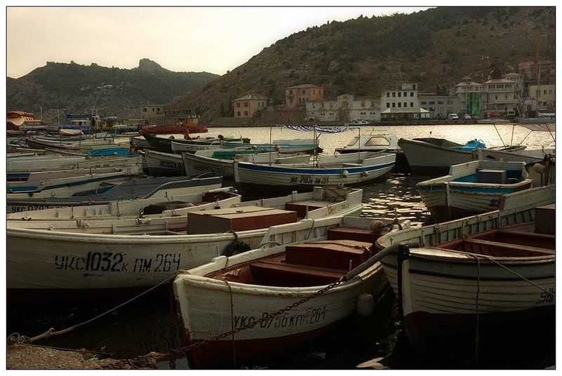 море, бухта, лодки, пейзаж В бухтеphoto preview