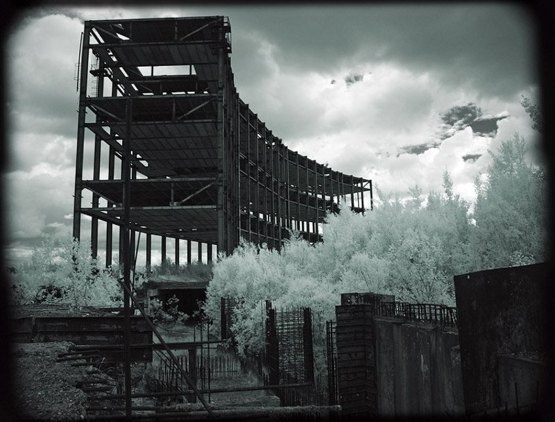 инфракрасная, ir, infrared Про недостроенное светлое...photo preview