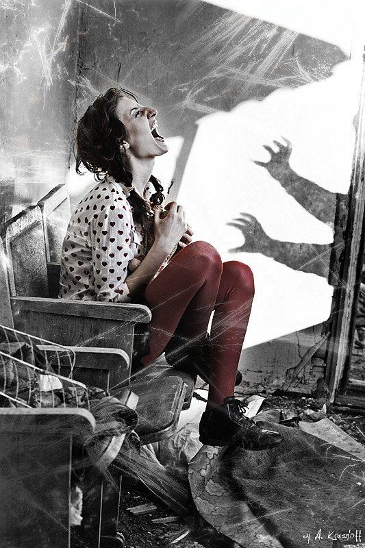 девушка, крик, жертва, тень, руки, scream SCREAM.....photo preview