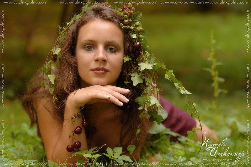 деметра,богиня,девушка,природа,цветы,фрукты,гламур Деметра...photo preview