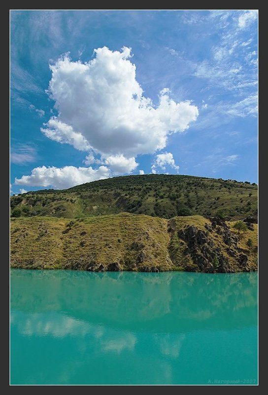 бутерброд, три стихии, вода, земля, воздух, озеро, горы, небо, облака, отражение Три стихииphoto preview