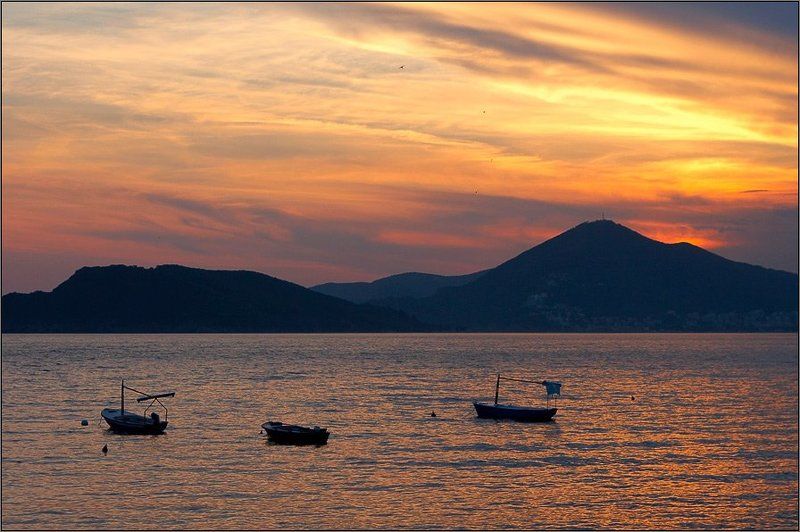 черногория, море, закат ***photo preview
