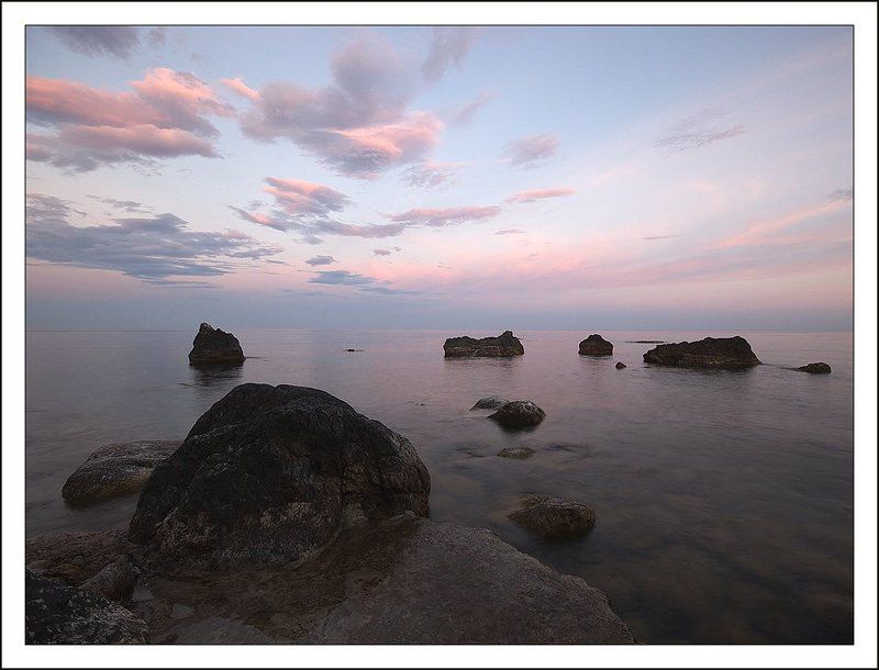 крым, симеиз, море, вечер, закат Морская вечерняя зарисовкаphoto preview