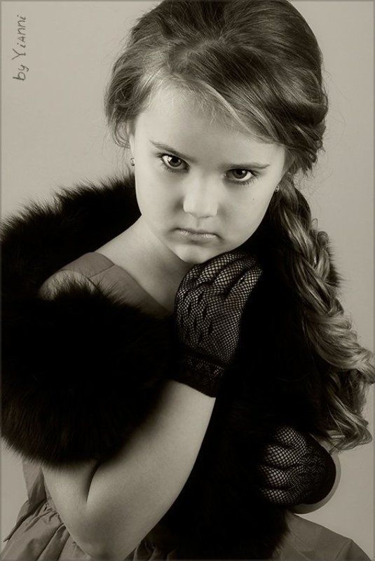 леди, модель, ретро, маленькая, девочка Маленькая ледиphoto preview