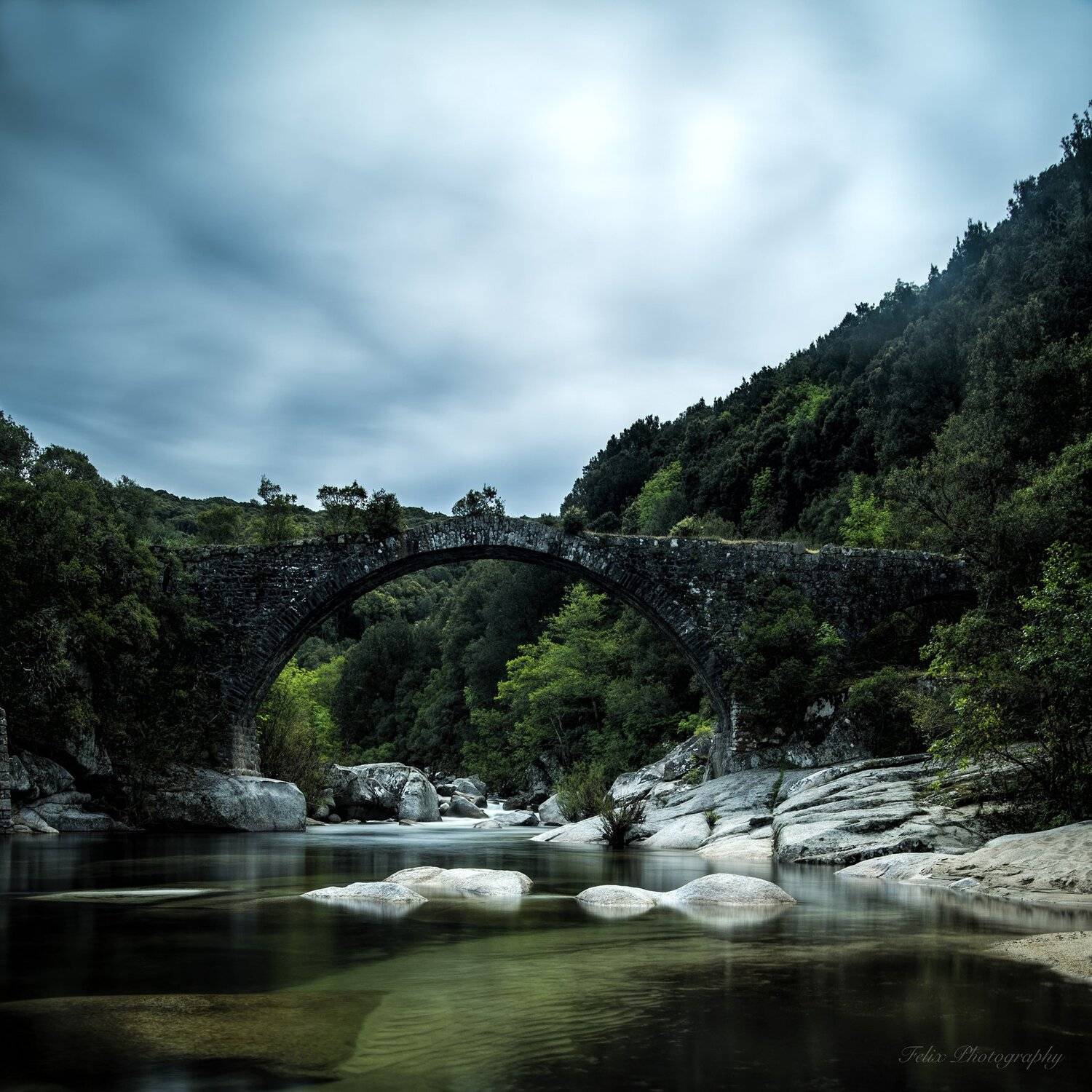 corsica,bridge,long exposure, Felix Ostapenko