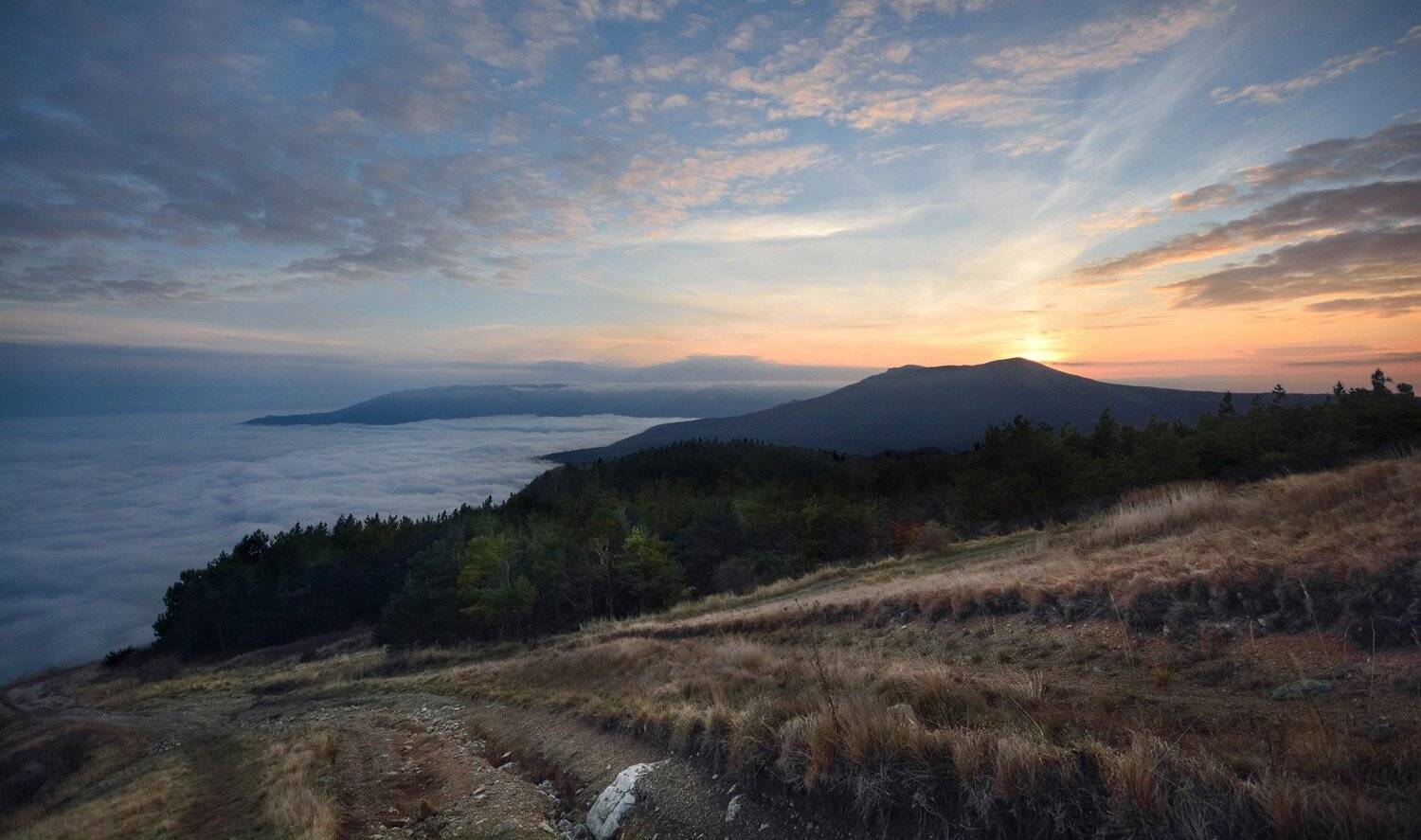 крым, демирджи, чатырдаг, закат, Михаил Маркович