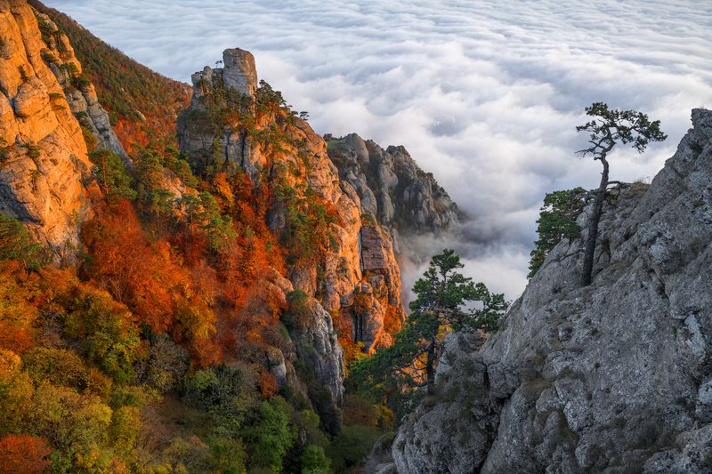 Крым, Демерджи Вечер над Демерджиphoto preview