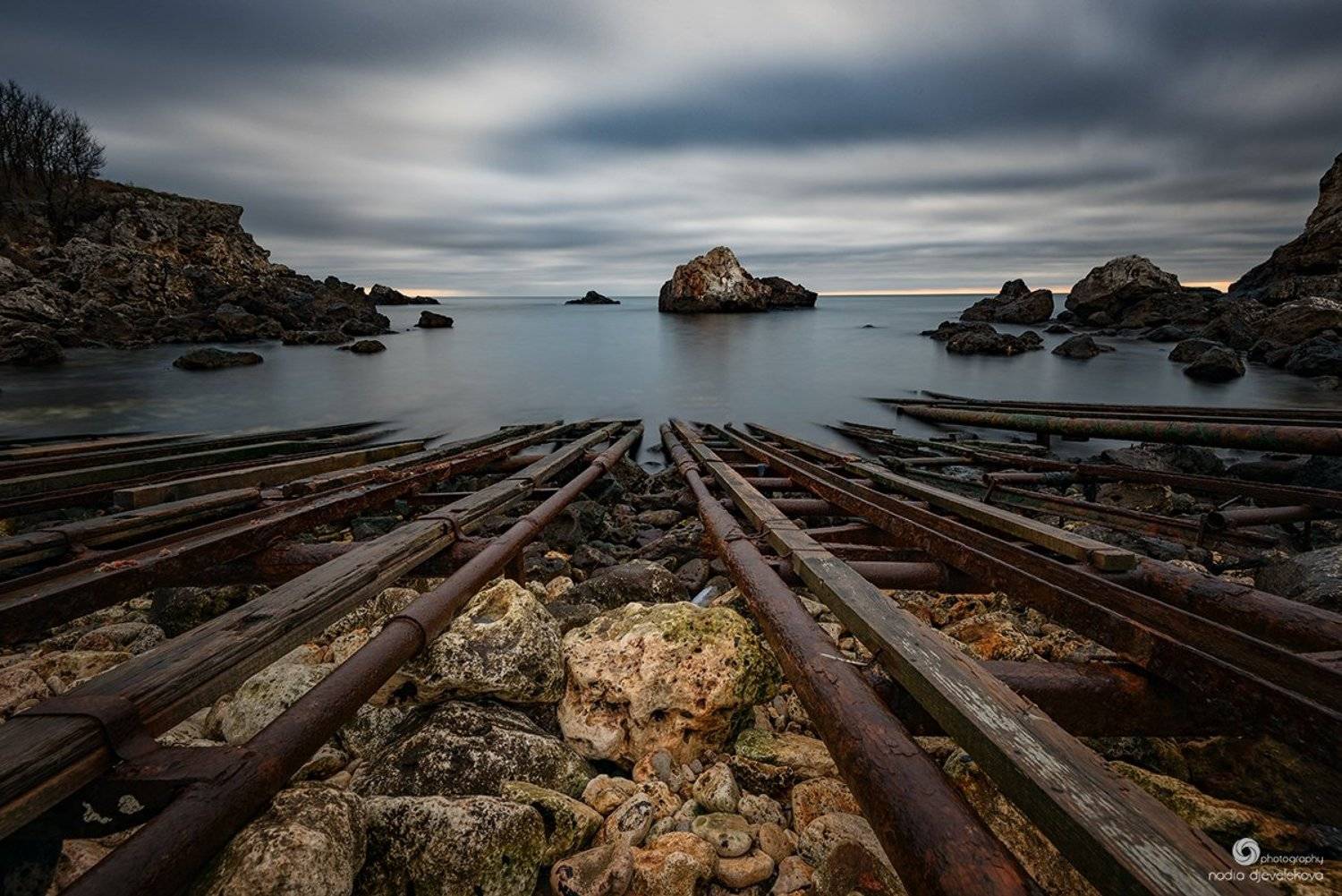 sunrise, clouds, sea, sky, Надя Джевелекова