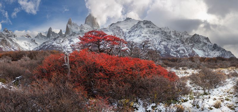 Первый день зимы в Патагонии