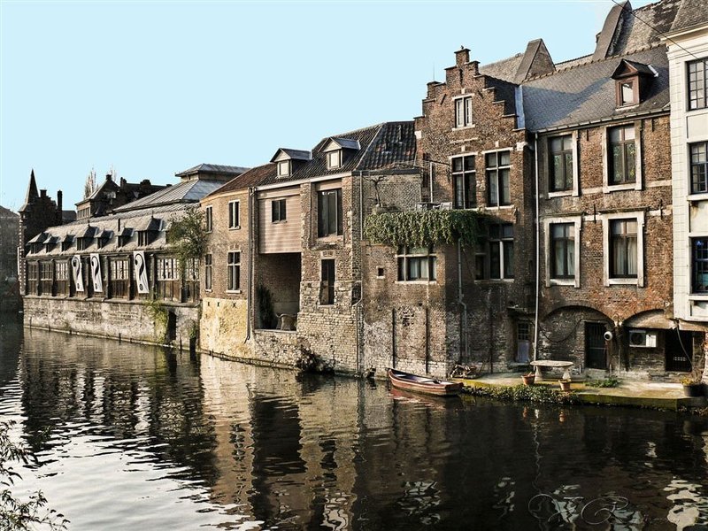 гент, город, канал Прогулки по весеннему Гентуphoto preview