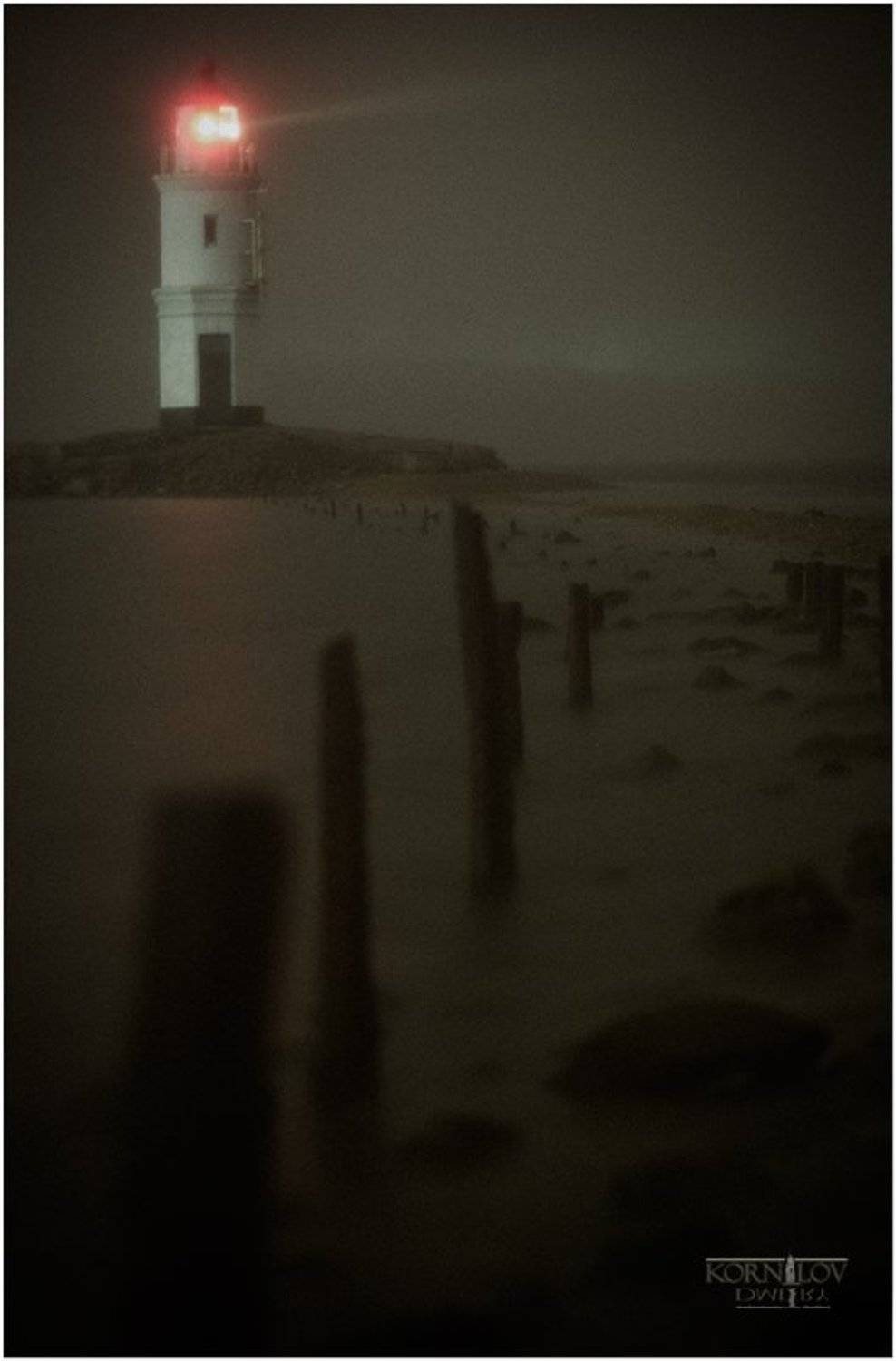 ###. Автор: Дмитрий Корнилов маяк, токаревский, море, ночь, туман, северные, земли, дмитрий, корнилов, Дмитрий Корнилов