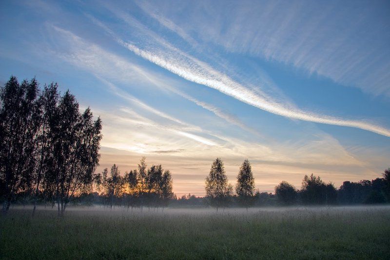 подмосковье, рассвет, королев Подмосковье, 2 (в цвете)photo preview