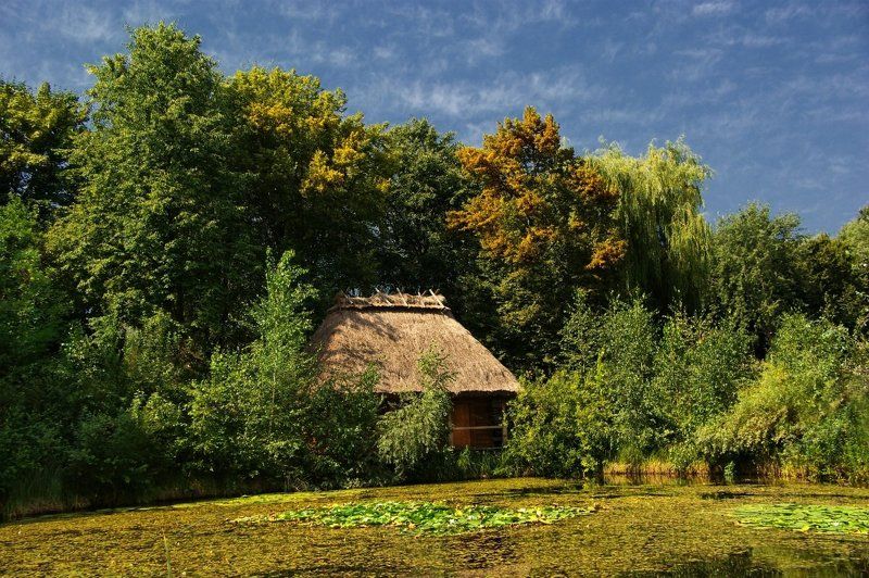 пейзаж Водяная мельницаphoto preview