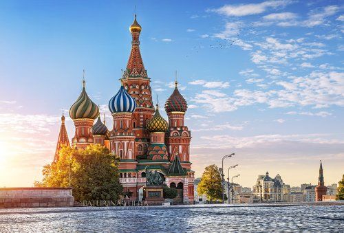 Собор Василия Блаженного утром