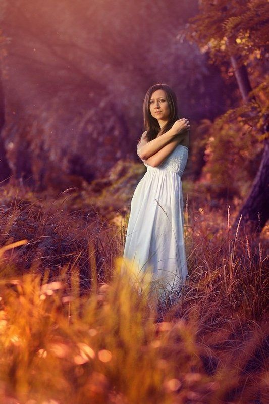 девушка,лес, портрет, солнце,свет photo preview