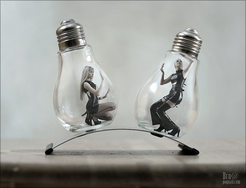 лампочки, девочки, фетиш, агна деви Этюд в лампочкахphoto preview