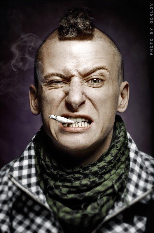 * Smoking man *photo preview