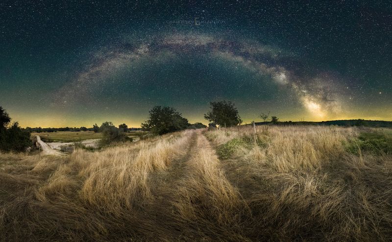 astrophotography, astronomy, galaxy, milky way, nightscape, night, sky, stars, long exposure, nature, bulgaria, space, panorama Crossroadsphoto preview