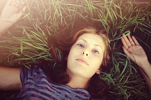 lying on the grass and thinking about infinity