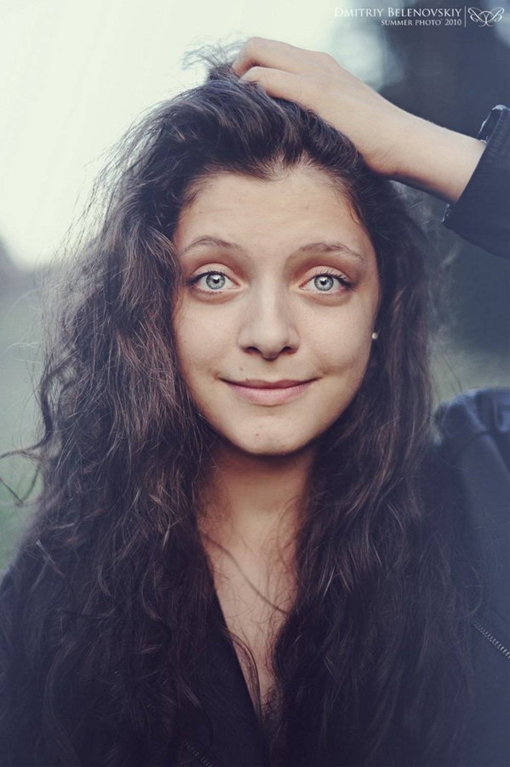 девушка, портрет, глаза, лицо, Дмитрий Беленовский