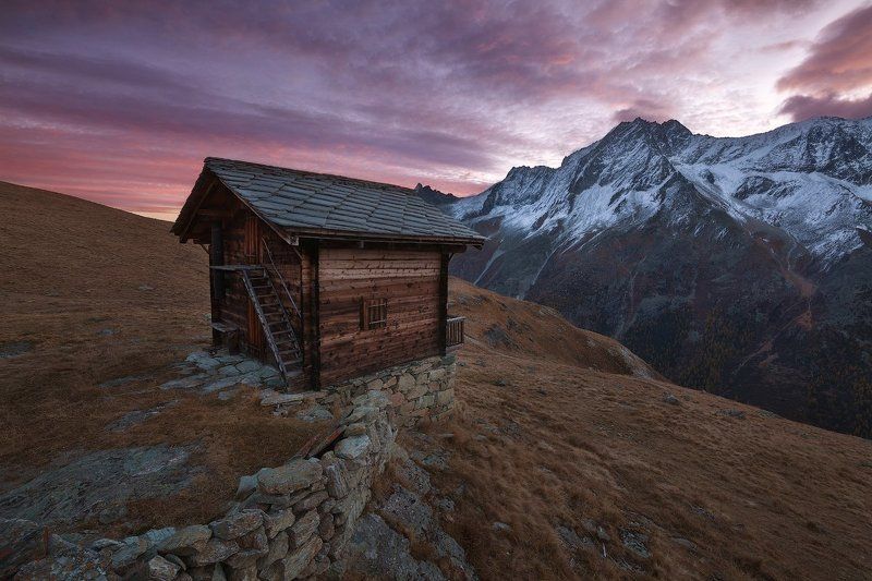 швейцария, альпы, рассвет Swiss Alpsphoto preview