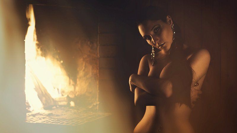 модель, ню, девушка, свет, гламур, фэшн, огонь, портрет Мракобесие и джазphoto preview