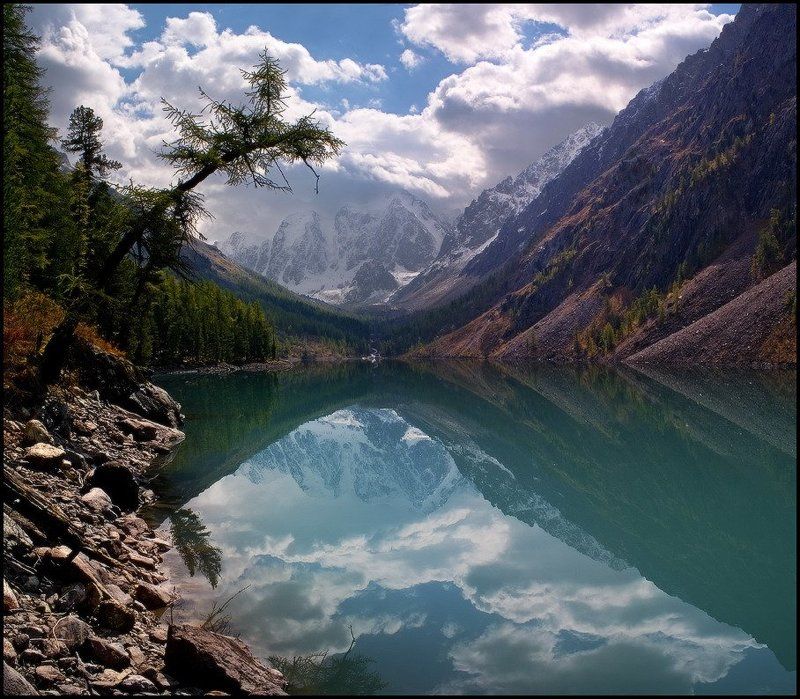 шавлинское, озеро, алтай, горы Шавлоphoto preview