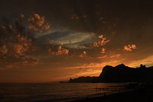 mesmerizing sunset