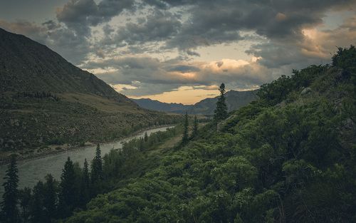 Вечерняя Катунь