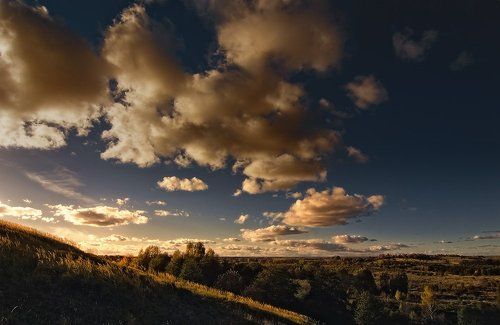 В даль закатную
