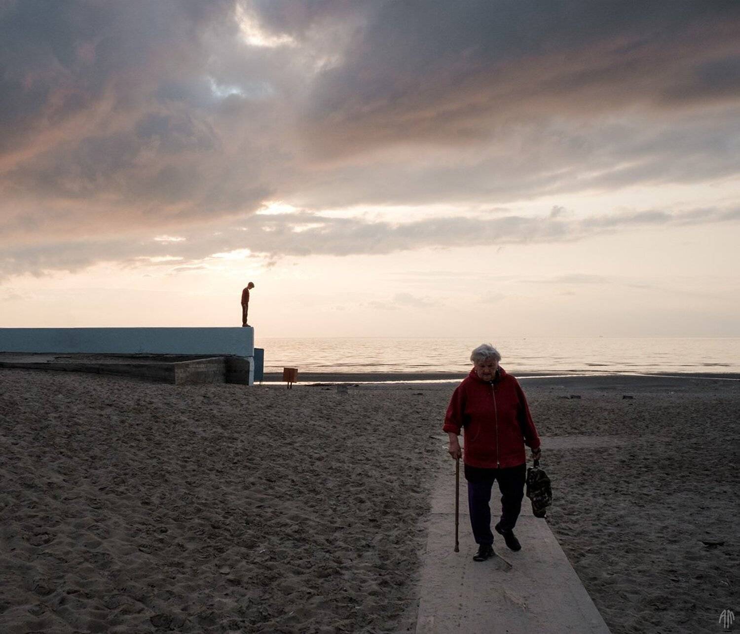 пляж, белое море,, Александр Малафеевский