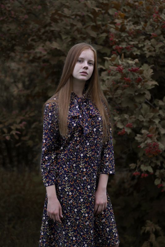 калина, девушка, рыжая, портрет Машенькаphoto preview