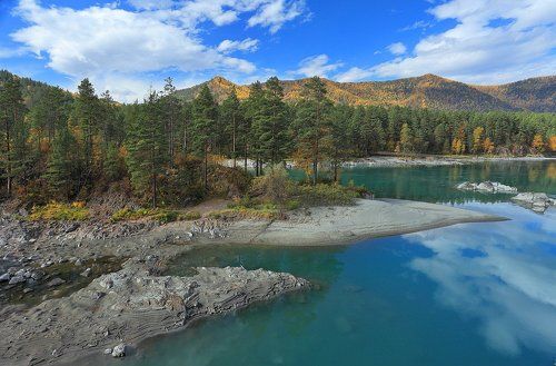 Осенняя красота бирюзовой Катуни