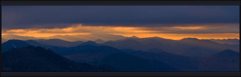 манжерок, закат, вечер, алтай, панорама Вечер над Манжерокомphoto preview