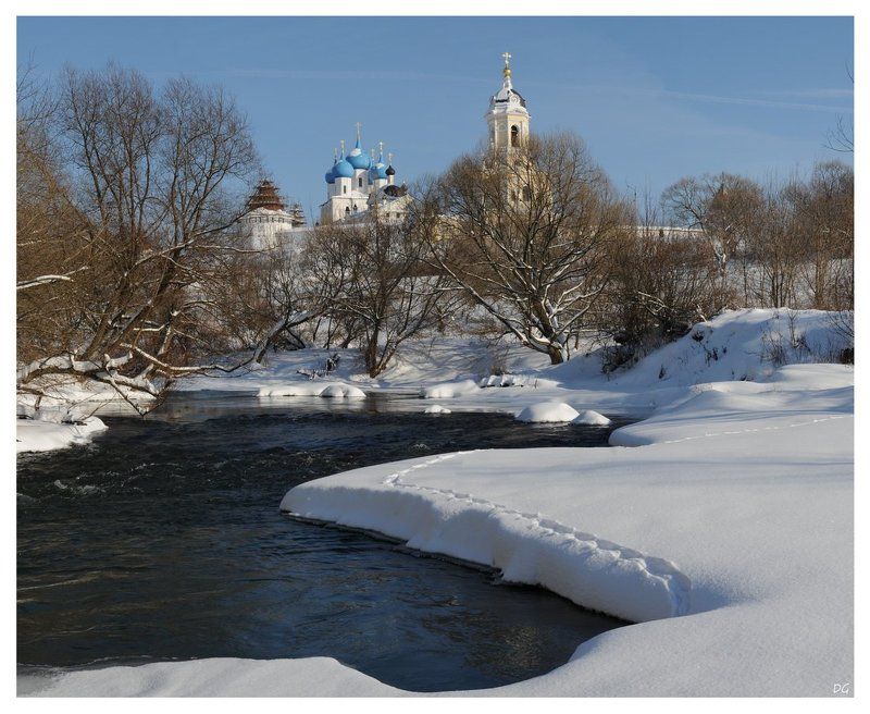 зима, нара, серпухов, храм, монастырь ***photo preview