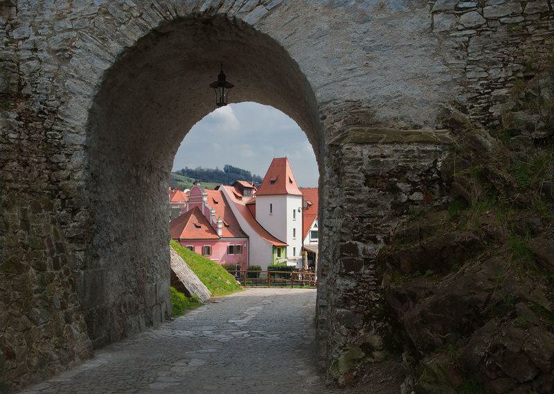 чехия,ч.крумлов,замок Ворота в прошлоеphoto preview