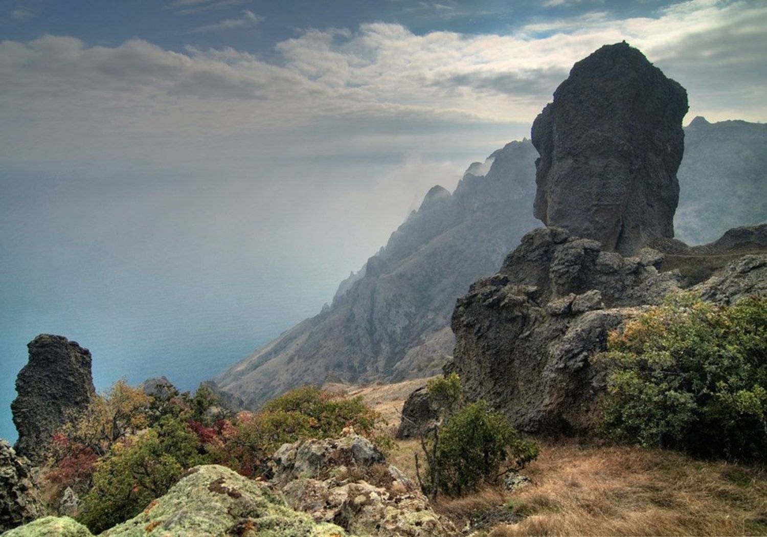 Карадаг_1. Автор: Алексей горы, море, осень, , облака, Алексей