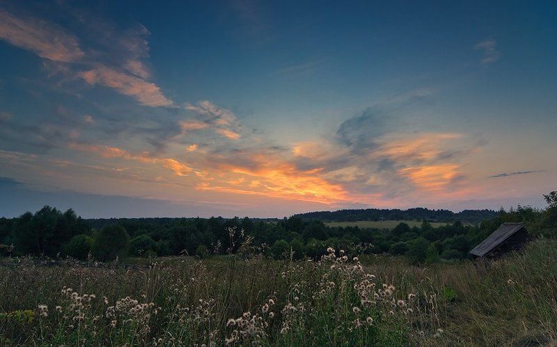 Лето. Деревня. Вечер.photo preview