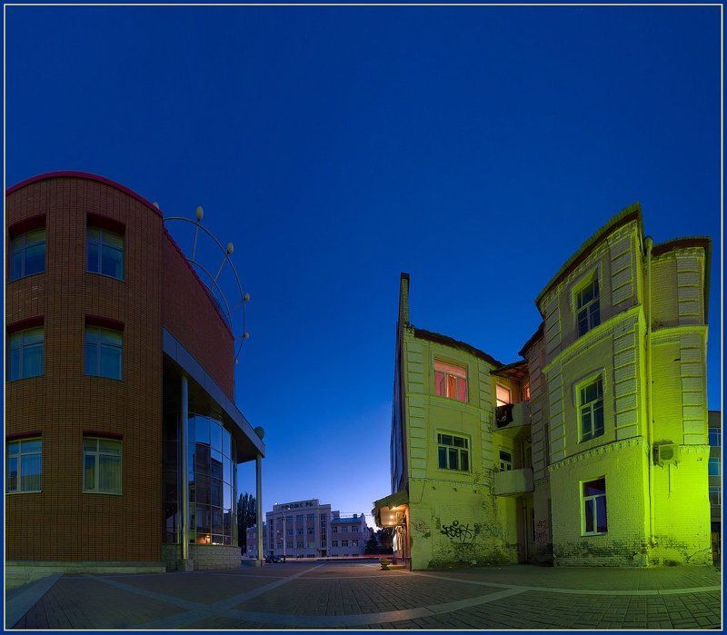 ночной, город, вечер Контрастphoto preview