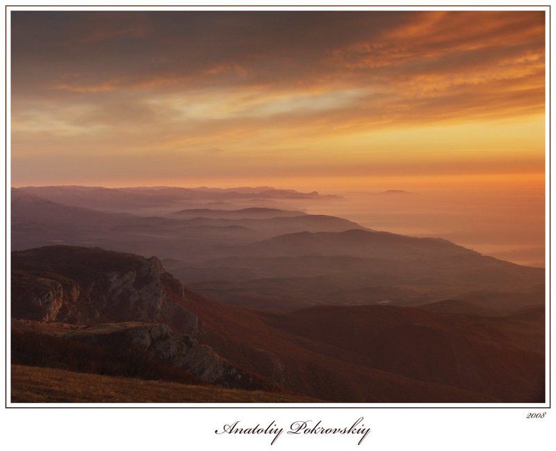 Крым предрассветный пастельныйphoto preview